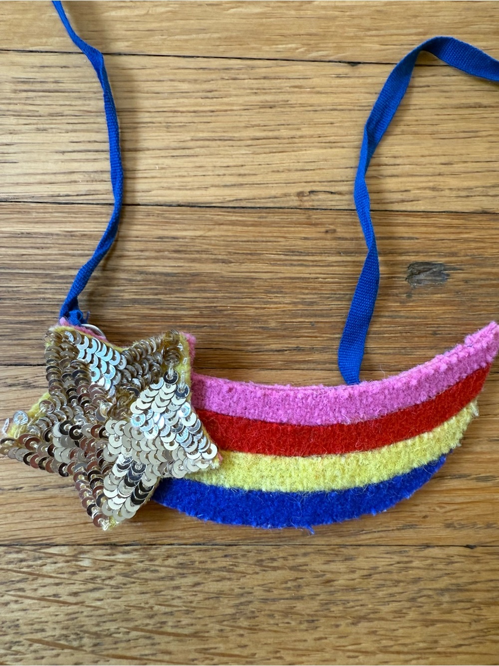 Mini Boden Shooting Star Rainbow Necklace